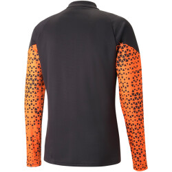 PUMA individualCUP 1/4-Zip Trainingsshirt Herren 50 - PUMA black/ultra orange S