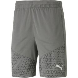 PUMA teamCUP Trainingsshorts Herren 13 - flat medium gray M