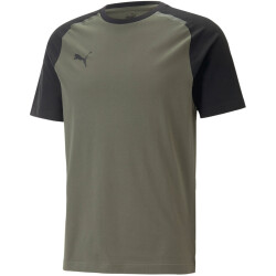 PUMA teamCUP Casuals T-Shirt Herren 35 - green moss S