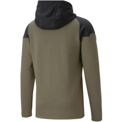 PUMA teamCUP Casuals Kapuzenjacke Herren 35 - green moss M