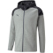 PUMA teamCUP Casuals Kapuzenjacke Herren 13 - medium gray heather S