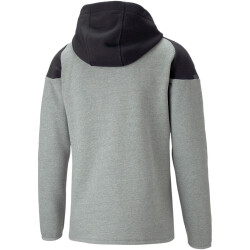 PUMA teamCUP Casuals Kapuzenjacke Herren 13 - medium gray...