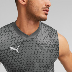 PUMA teamCUP ärmelloses Trainingsshirt Herren 13 - flat medium gray XL