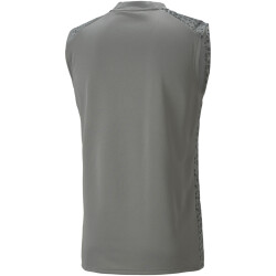 PUMA teamCUP ärmelloses Trainingsshirt Herren 13 - flat medium gray XL