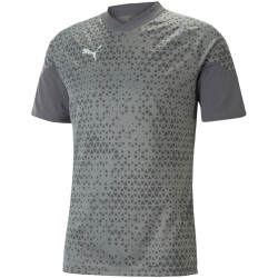 PUMA teamCUP Trainingsshirt Herren 13 - flat medium gray S
