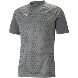PUMA teamCUP Trainingsshirt Herren 13 - flat medium gray M