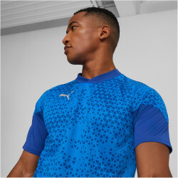 PUMA teamCUP Trainingsshirt Herren 02 - electric blue lemonade S