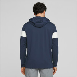 PUMA Mattr Colorblock Hoodie Herren 02 - navy blazer/bright white L