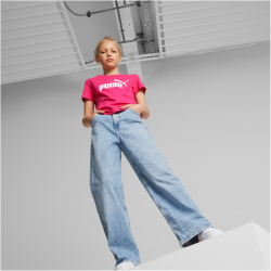 PUMA Essentials Logo T-Shirt M&auml;dchen 64 - orchid shadow 164