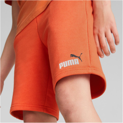 PUMA Essentials+ 2 Col Shorts Jungen 95 - chili powder 164