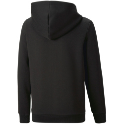 PUMA Ess+ Metallic 2 Col Big Logo Fleece-Hoodie Jungen 61 - puma black/warm earth 140