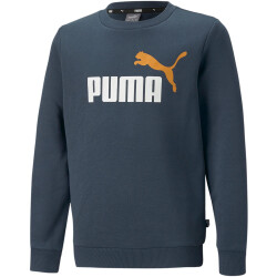 PUMA Ess+ Metallic 2 Col Big Logo Crew Fleece-Sweatshirt...