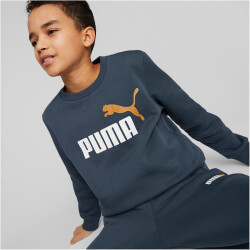 PUMA Ess+ Metallic 2 Col Big Logo Crew Fleece-Sweatshirt...