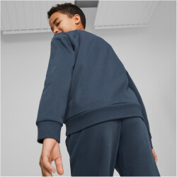 PUMA Ess+ Metallic 2 Col Big Logo Crew Fleece-Sweatshirt Jungen 16 - dark night 176