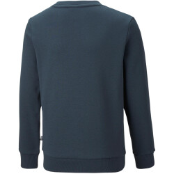 PUMA Ess+ Metallic 2 Col Big Logo Crew Fleece-Sweatshirt Jungen 16 - dark night 176