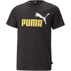 PUMA Ess+ Metallic 2 Col Logo T-Shirt Jungen 91 - puma...