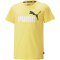PUMA Ess+ Metallic 2 Col Logo T-Shirt Jungen 45 - mustard seed 140