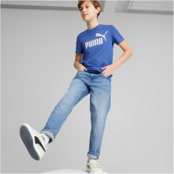 PUMA Essentials Logo T-Shirt Jungen 92 - royal sapphire 140