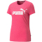 PUMA Essentials Logo Heather T-Shirt Damen 96 - orchid shadow XS
