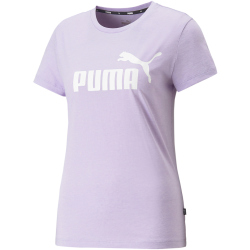PUMA Essentials Logo Heather T-Shirt Damen 70 - vivid...