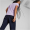 PUMA Essentials Logo Heather T-Shirt Damen 70 - vivid violet L