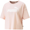 PUMA Essentials Cropped Logo T-Shirt Damen 96 - rose dust XL