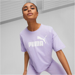 PUMA Essentials Cropped Logo T-Shirt Damen 70 - vivid...
