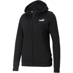 PUMA Essentials Small Logo Fleece Kapuzenjacke Damen 01 -...