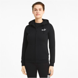 PUMA Essentials Small Logo Fleece Kapuzenjacke Damen 01 -...
