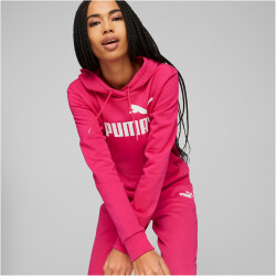PUMA Essentials Logo Fleece Hoodie Damen 96 - orchid...