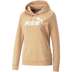 PUMA Essentials Logo Fleece Hoodie Damen 89 - dusty tan M