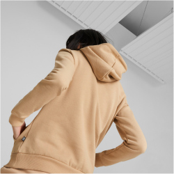 PUMA Essentials Logo Fleece Hoodie Damen 89 - dusty tan M