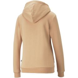 PUMA Essentials Logo Fleece Hoodie Damen 89 - dusty tan M