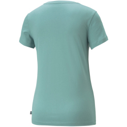 PUMA Essentials Logo T-Shirt Damen 84 - adriatic S