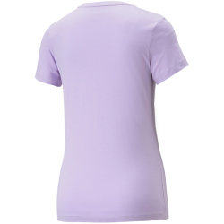 PUMA Essentials Logo T-Shirt Damen 70 - vivid violet S