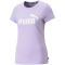PUMA Essentials Logo T-Shirt Damen 70 - vivid violet S
