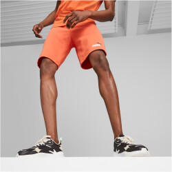 PUMA Ess+ Metallic 2 Col Sweatshorts 10 94 - chili powder S