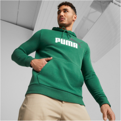 PUMA Ess+ Metallic 2 Col Big Logo Terry-Hoodie 37 - vine 3XL