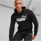 PUMA Ess+ Metallic 2 Col Big Logo Fleece-Hoodie Herren 61 - PUMA black/PUMA white S