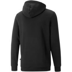 PUMA Ess+ Metallic 2 Col Big Logo Fleece-Hoodie Herren 61 - puma black/puma white 4XL