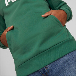PUMA Ess+ Metallic 2 Col Big Logo Fleece-Hoodie Herren 37 - vine M