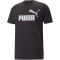 PUMA Ess+ Metallic 2 Col Logo T-Shirt Herren 61 - PUMA black/white S