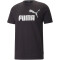 PUMA Ess+ Metallic 2 Col Logo T-Shirt Herren 61 - PUMA black/white L