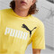 PUMA Ess+ Metallic 2 Col Logo T-Shirt Herren 43 - mustard seed XXL