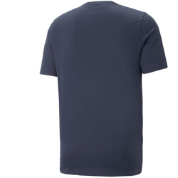 PUMA Ess+ Metallic 2 Col Logo T-Shirt Herren 15 - dark night XXL