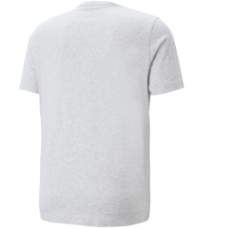 PUMA Ess+ Metallic 2 Col Logo T-Shirt Herren 04 - light gray heather L