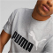 PUMA Ess+ Metallic 2 Col Logo T-Shirt Herren 04 - light gray heather 3XL