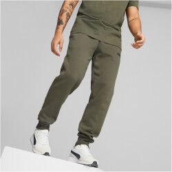 PUMA Essentials Logo Fleece-Jogginghose Herren 36 - green...