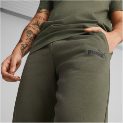 PUMA Essentials Logo Fleece-Jogginghose Herren 36 - green moss XL