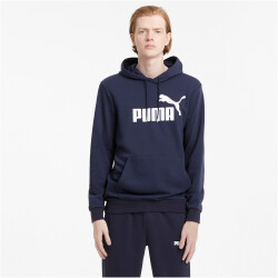 PUMA Essentials Big Logo Terry-Hoodie Herren 06 - peacoat S